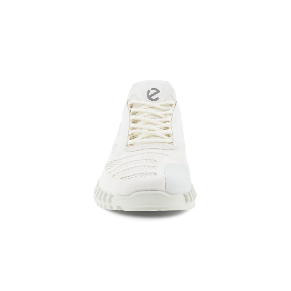 ECCO Mens Sneakers White - Zipflex Low Tex - OZH-639127